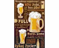 General greeting card, Beer mugs, 13x20,5 cm